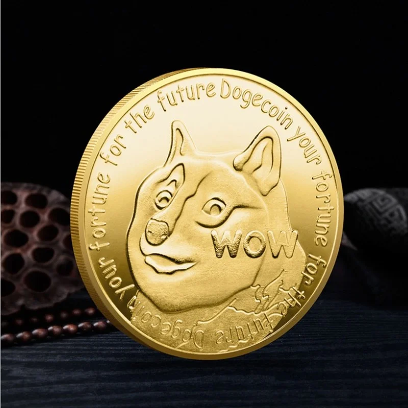 Dogecoin Gold & Sliver Plated Commemorative Coin Collectibles Dogecoin Edition Collectible Alloy Plating Tokened Craft Gift #5
Dogecoin Gold & Sliver Plated Commemorative Coin Collectibles Dogecoin Edition Collectible Alloy Plating Tokened Craft Gift #5