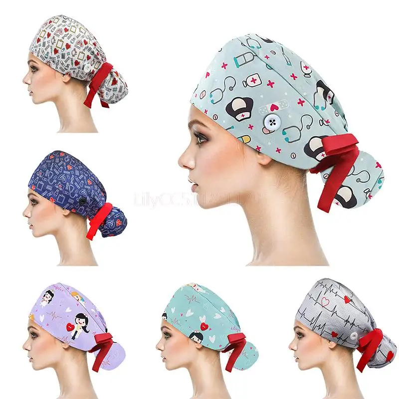 Hot Working Cap Nurse Doctor Sweatband Bouffant Turban Hat Button Tie Adjustable Hat
Hot Working Cap Nurse Doctor Sweatband Bouffant Turban Hat Button Tie Adjustable Hat