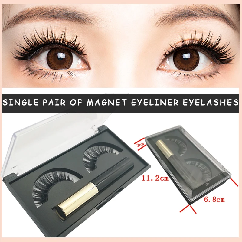 Female magnet magnet super soft daily simulation magnetic eyelash eyeliner natural simulation without glue.
Female magnet magnet super soft daily simulation magnetic eyelash eyeliner natural simulation without glue.