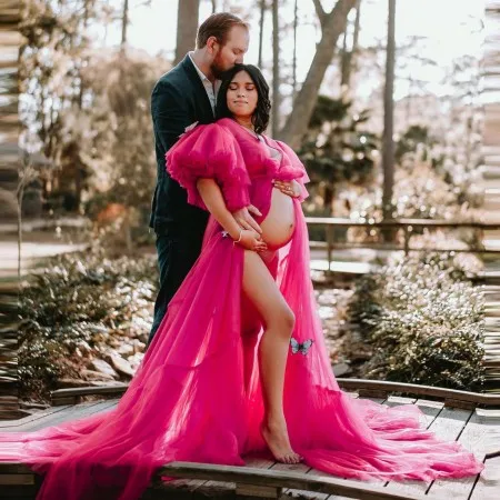 Фатиновые платья Fucshia для беременных с пышными короткими рукавами и открытым спереди с поясом длинное с шлейфом сексуальное платье для беременных
Фатиновые платья Fucshia для беременных с пышными короткими рукавами и открытым спереди с поясом длинное с шлейфом сексуальное платье для беременных