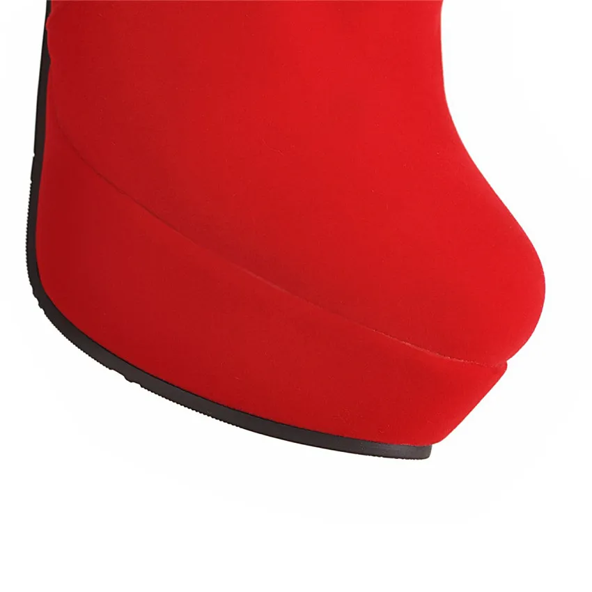 Sexy Woman High Heel Platform Boots High Heels For Women Shoes Spring Autumn Ankle Boots Booties Female Big Size 34 - 43
Sexy Woman High Heel Platform Boots High Heels For Women Shoes Spring Autumn Ankle Boots Booties Female Big Size 34 - 43