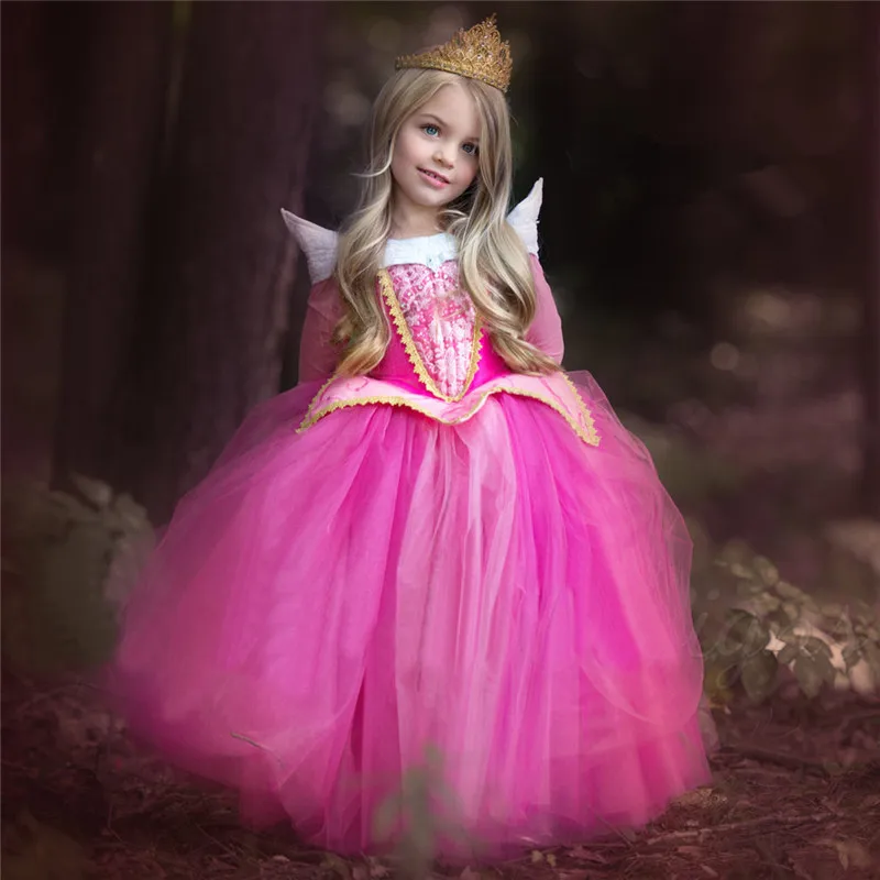 От 5 до 10 лет платье для девочек Хэллоуин косплей красивая принцесса