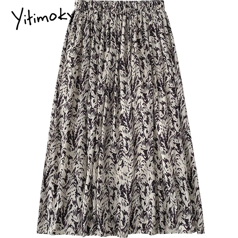 Yitimoky Folds Print Midi Skirts Womens 2021 Spring Korean Fashion New Coffee Elastic High Waist A-Line Casual Vintage Skirts
Yitimoky Folds Print Midi Skirts Womens 2021 Spring Korean Fashion New Coffee Elastic High Waist A-Line Casual Vintage Skirts