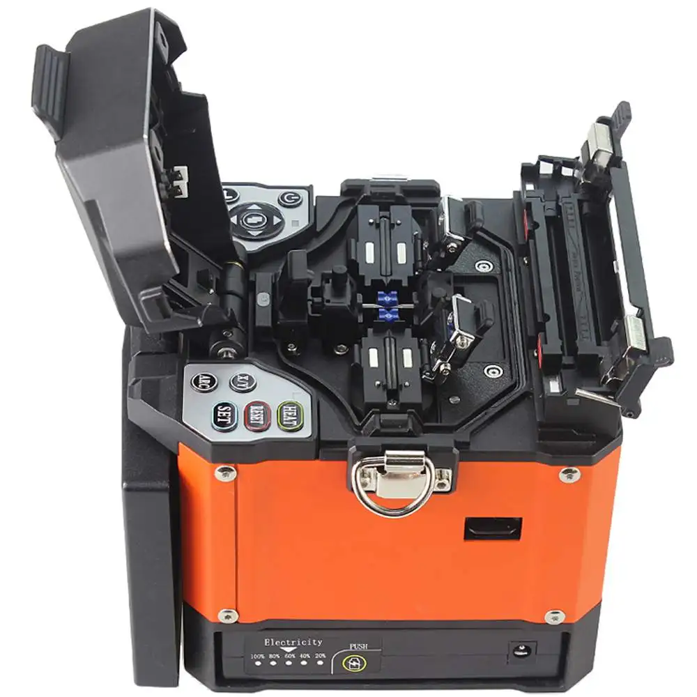 110/220V Automatic Splicer Machine Orange Fiber Optic Splicer Fiber Optic Splicing Machine Fiber Splicer Optic Equipment
110/220V Automatic Splicer Machine Orange Fiber Optic Splicer Fiber Optic Splicing Machine Fiber Splicer Optic Equipment