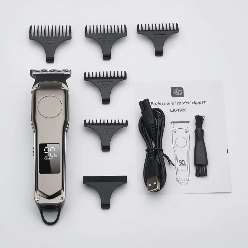 Professional Hair Trimmer All-metal For men Hair Clipper barber timmer Cordless hair cutter machine Rechargeable haircut
Professional Hair Trimmer All-metal For men Hair Clipper barber timmer Cordless hair cutter machine Rechargeable haircut