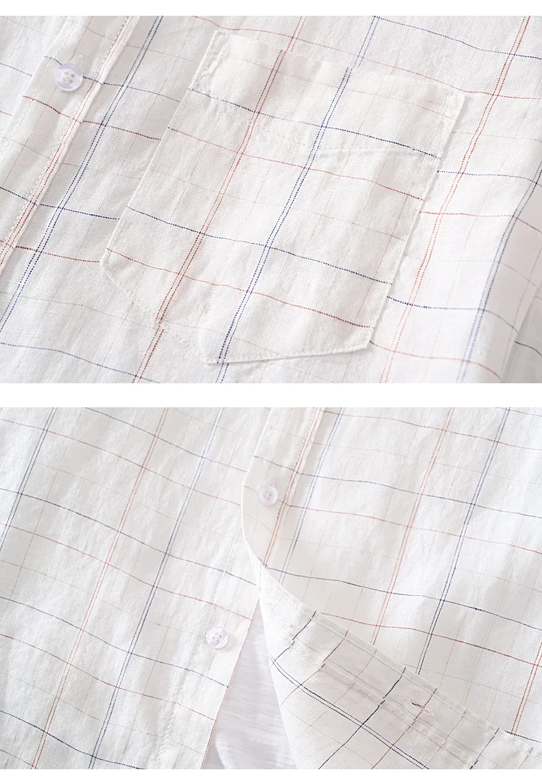 2021 men's long sleeve plaid 100% pure linen casual shirts men japanese simple style white male gray summer shirt
2021 men's long sleeve plaid 100% pure linen casual shirts men japanese simple style white male gray summer shirt