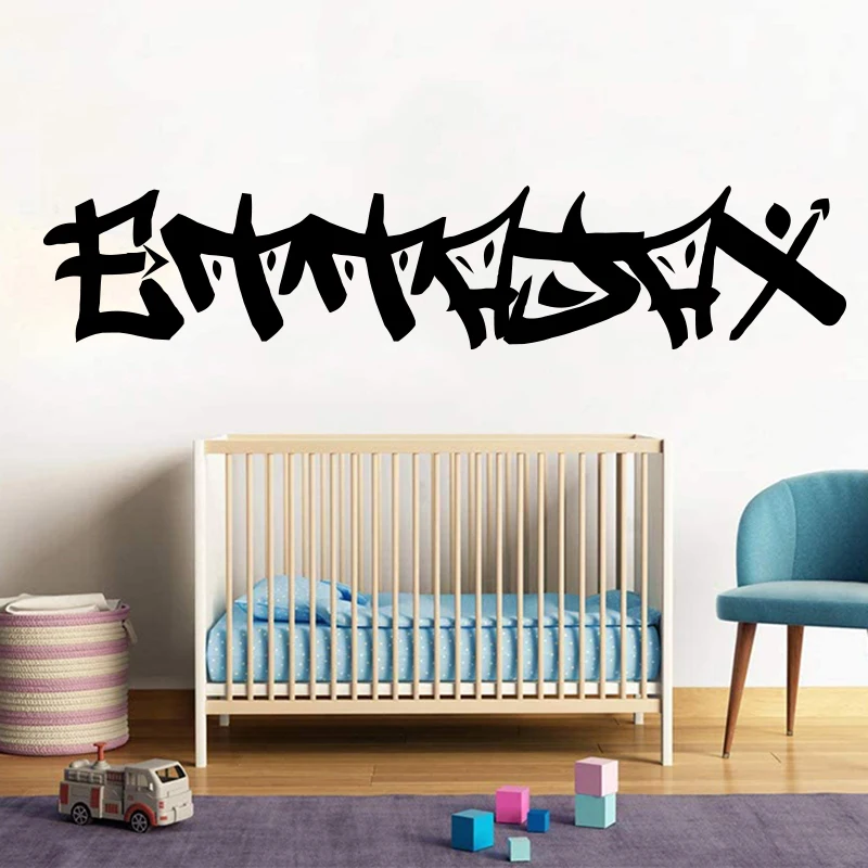 Personalized Name Graffiti Street Art Wall Sticker Boy Room Kids Room Custom Name Graffiti Wall Decal Bedroom Vinyl Home Decor 
Personalized Name Graffiti Street Art Wall Sticker Boy Room Kids Room Custom Name Graffiti Wall Decal Bedroom Vinyl Home Decor
