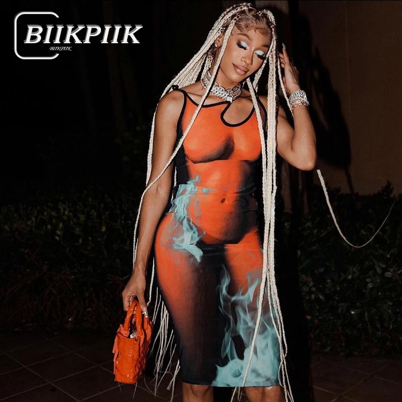 BIIKPIIK Hollow Out Sexy Dresses Female Sleeveless Casual Streetwear Print Vintage Basic Dress Women Elegant Fashion Clothing
BIIKPIIK Hollow Out Sexy Dresses Female Sleeveless Casual Streetwear Print Vintage Basic Dress Women Elegant Fashion Clothing