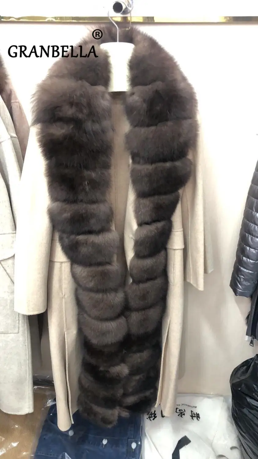 Luxury Outwear Women 2020 Winter Coats With Belt Streetwear Natural Fox Fur Wool Coat Female Elegant Women Loose Long Overcoat
Luxury Outwear Women 2020 Winter Coats With Belt Streetwear Natural Fox Fur Wool Coat Female Elegant Women Loose Long Overcoat