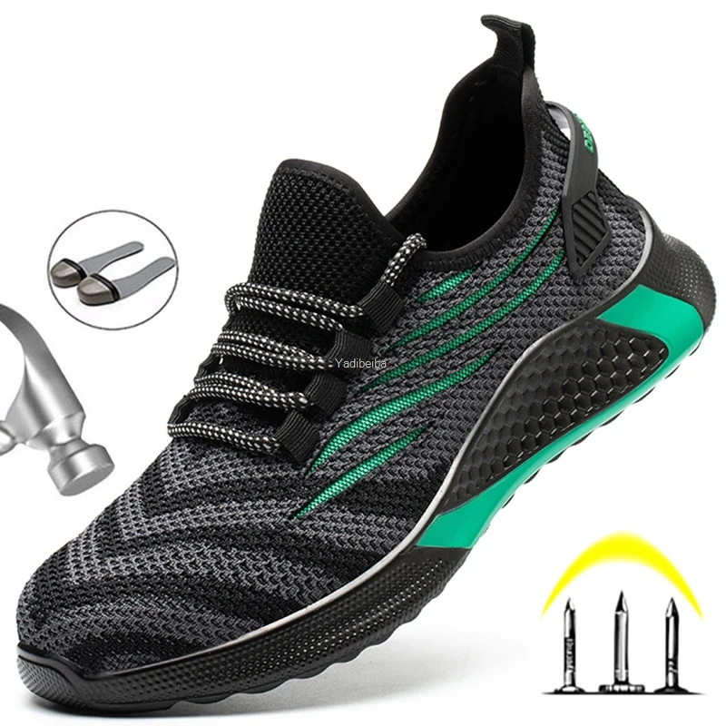 Men Work Safety Shoes Anti-puncture Working Sneakers Male Indestructible Work Shoes Men Boots Lightweight Men Shoes Safety Boots
Men Work Safety Shoes Anti-puncture Working Sneakers Male Indestructible Work Shoes Men Boots Lightweight Men Shoes Safety Boots