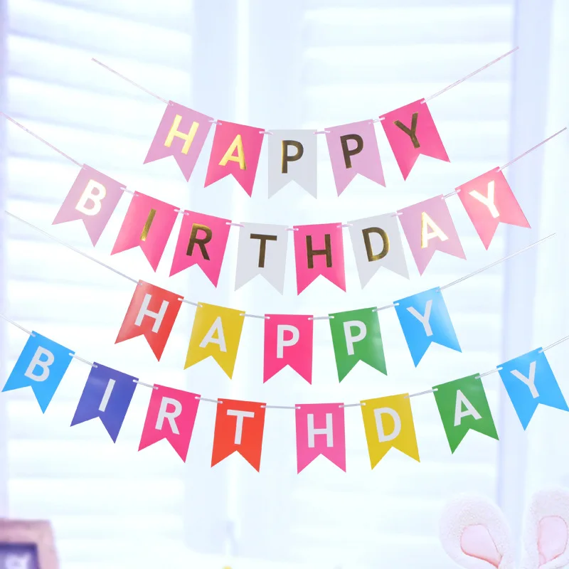 color Banner Bronzing fish tail Happy Birthday Flag Party Decoration Home Decor Banquet Party Supplies Kidsroom Styling
color Banner Bronzing fish tail Happy Birthday Flag Party Decoration Home Decor Banquet Party Supplies Kidsroom Styling