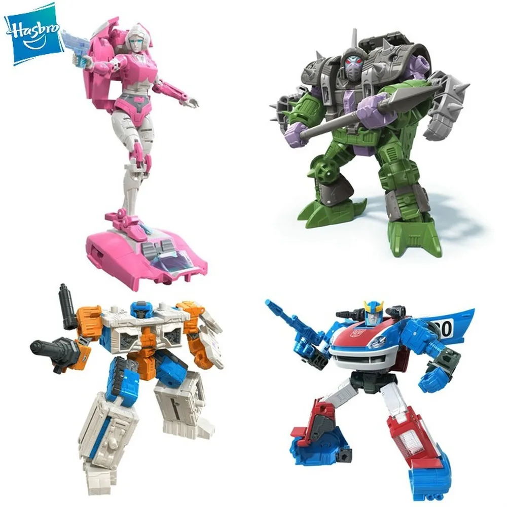 Hasbro Transformers Seibertron Earthrise 14 см Sharkticon Airwave Arcee Smokescreen ПВХ Модель игрушечная фигура