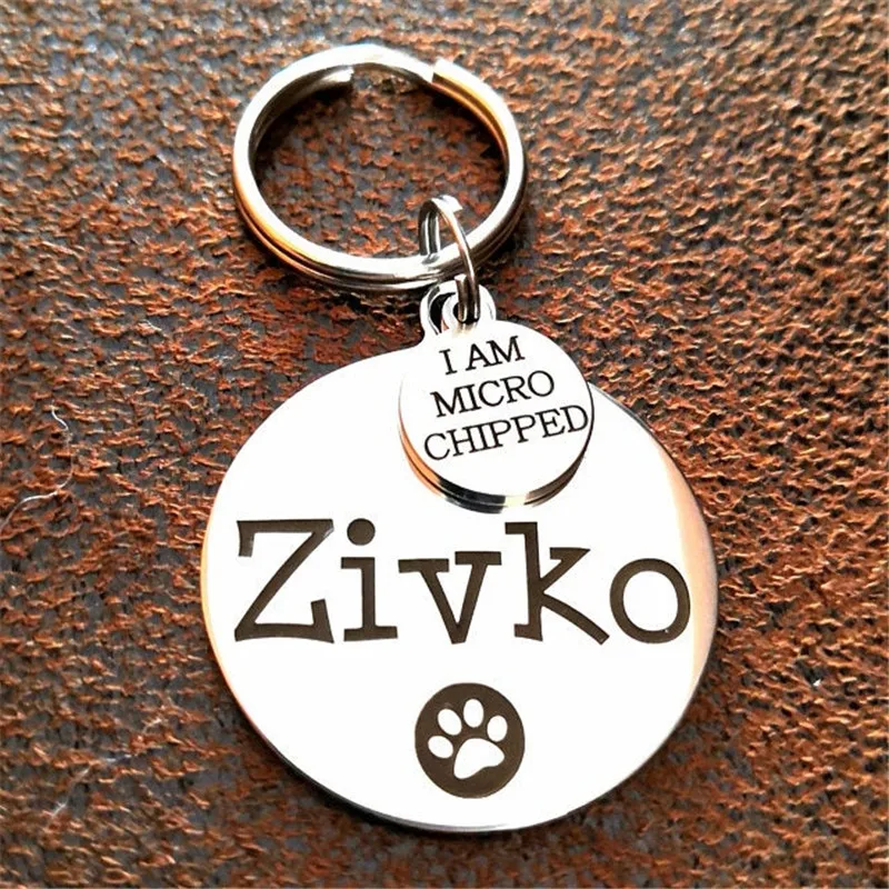 Personalised Dog Tags Laser Engraving Stainless Steel Customized Products Dogs Pets Accessories Designer Dog Name Tag
Personalised Dog Tags Laser Engraving Stainless Steel Customized Products Dogs Pets Accessories Designer Dog Name Tag