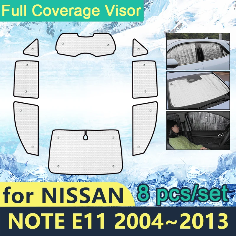 Full Cover Sunshades For Nissan Note E11 2004~2013 Car Windshields Accessories Visor Side Sun Protection Windows 2012 2011 2010
Full Cover Sunshades For Nissan Note E11 2004~2013 Car Windshields Accessories Visor Side Sun Protection Windows 2012 2011 2010