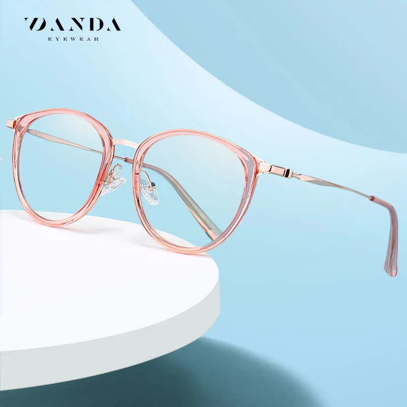 New Pink Office TR90 Round Cat Eye Anti Blue Light for Women Ultralight Optical Glasses Frames Men Fashion Computer Eyeglasses
New Pink Office TR90 Round Cat Eye Anti Blue Light for Women Ultralight Optical Glasses Frames Men Fashion Computer Eyeglasses