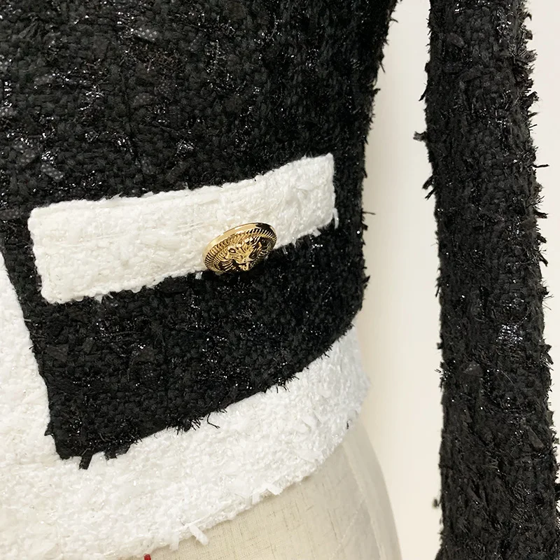 2020 spring new luxury short jacket women patchwork gold lion button ladies short jacket female short woolen jacket small jacket
2020 spring new luxury short jacket women patchwork gold lion button ladies short jacket female short woolen jacket small jacket