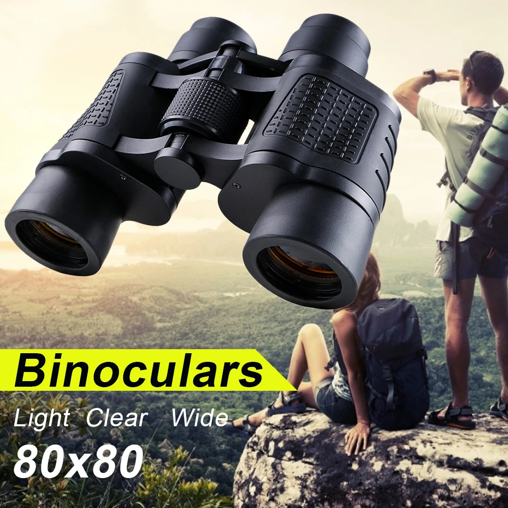 80X80 Binoculars Long Range HD Prism Glass Lens Night Vision Telescope for Hunting,Bird Watching,Concert Sport Camping Telescope
80X80 Binoculars Long Range HD Prism Glass Lens Night Vision Telescope for Hunting,Bird Watching,Concert Sport Camping Telescope