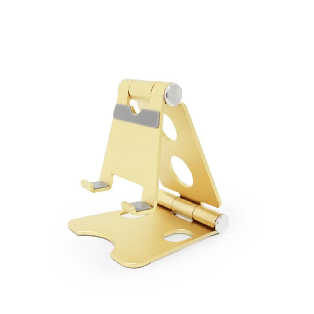 Aluminum Alloy Double Folding Mobile Phone Bracket Portable Adjustable Mobile Phone Desktop Stand for Live Streaming 
Aluminum Alloy Double Folding Mobile Phone Bracket Portable Adjustable Mobile Phone Desktop Stand for Live Streaming