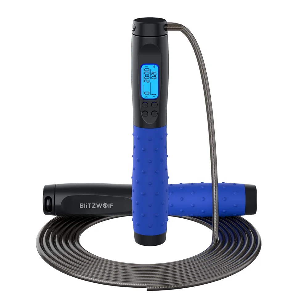 BlitzWolf BW-JR1 10" Digital Jump Rope with Counter HD LCD Display Accurate Data 360Tangle-free Design Rope Cordless Jump Rope
BlitzWolf BW-JR1 10" Digital Jump Rope with Counter HD LCD Display Accurate Data 360Tangle-free Design Rope Cordless Jump Rope