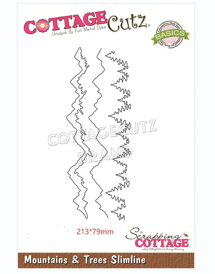 Metal cutting dies mountains and tree slimline cut dies Scrapbook paper craft knife mould blade punch 
Metal cutting dies mountains and tree slimline cut dies Scrapbook paper craft knife mould blade punch
