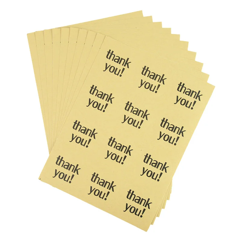 120Pcs Kraft Paper Thank You Stickers Labels Sealing Craft Birthday Wedding Favors Letters Card Gifts Scrapbooking for Envelope
120Pcs Kraft Paper Thank You Stickers Labels Sealing Craft Birthday Wedding Favors Letters Card Gifts Scrapbooking for Envelope