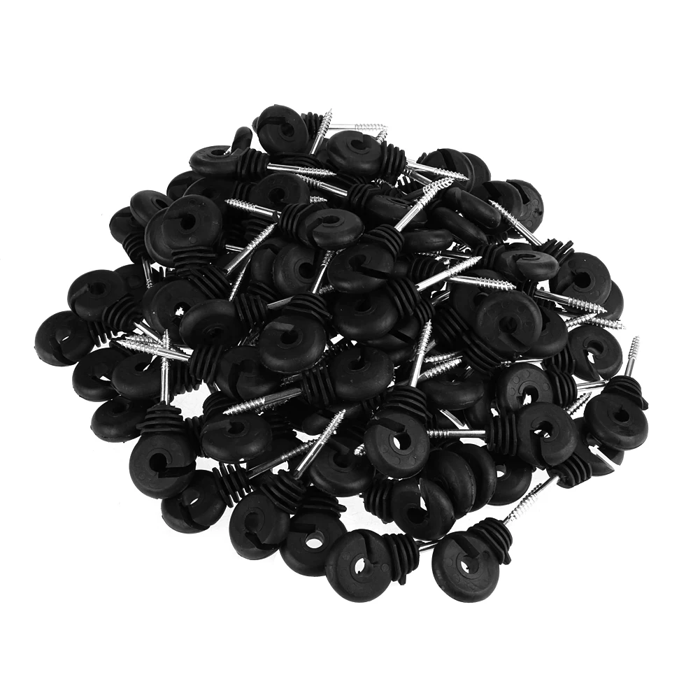 100pcs Short Screw Type Ring Insulator Electric Meadow Fence Post Accessory
100pcs Short Screw Type Ring Insulator Electric Meadow Fence Post Accessory
