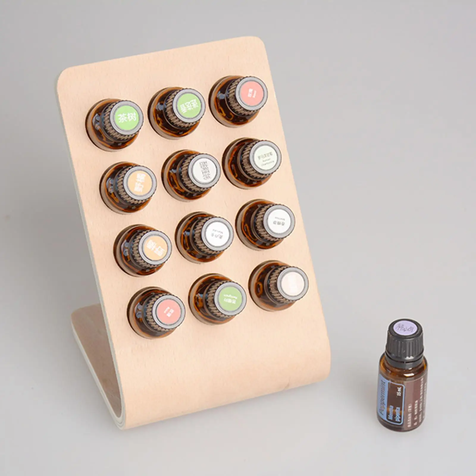12 Slots 15ML Wood Essential Oil Display Stand Rack Organizer Homemade 
12 Slots 15ML Wood Essential Oil Display Stand Rack Organizer Homemade
