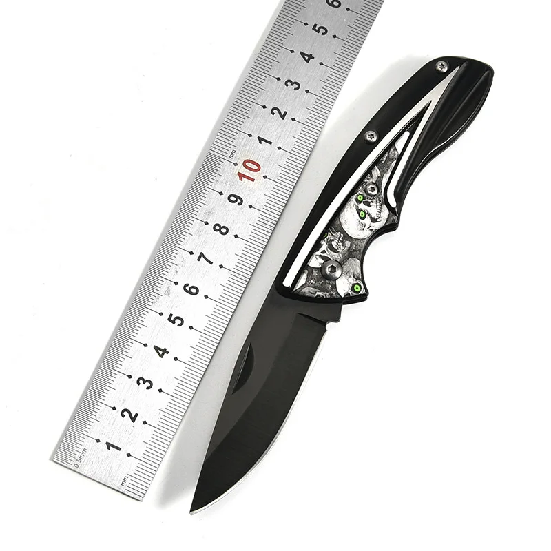 Cool Pattern Outdoor Camping Tactical Knife Stainless Steel Multifunctional Portable Folding Knife Sharp Blade Gadgets for Men
Cool Pattern Outdoor Camping Tactical Knife Stainless Steel Multifunctional Portable Folding Knife Sharp Blade Gadgets for Men