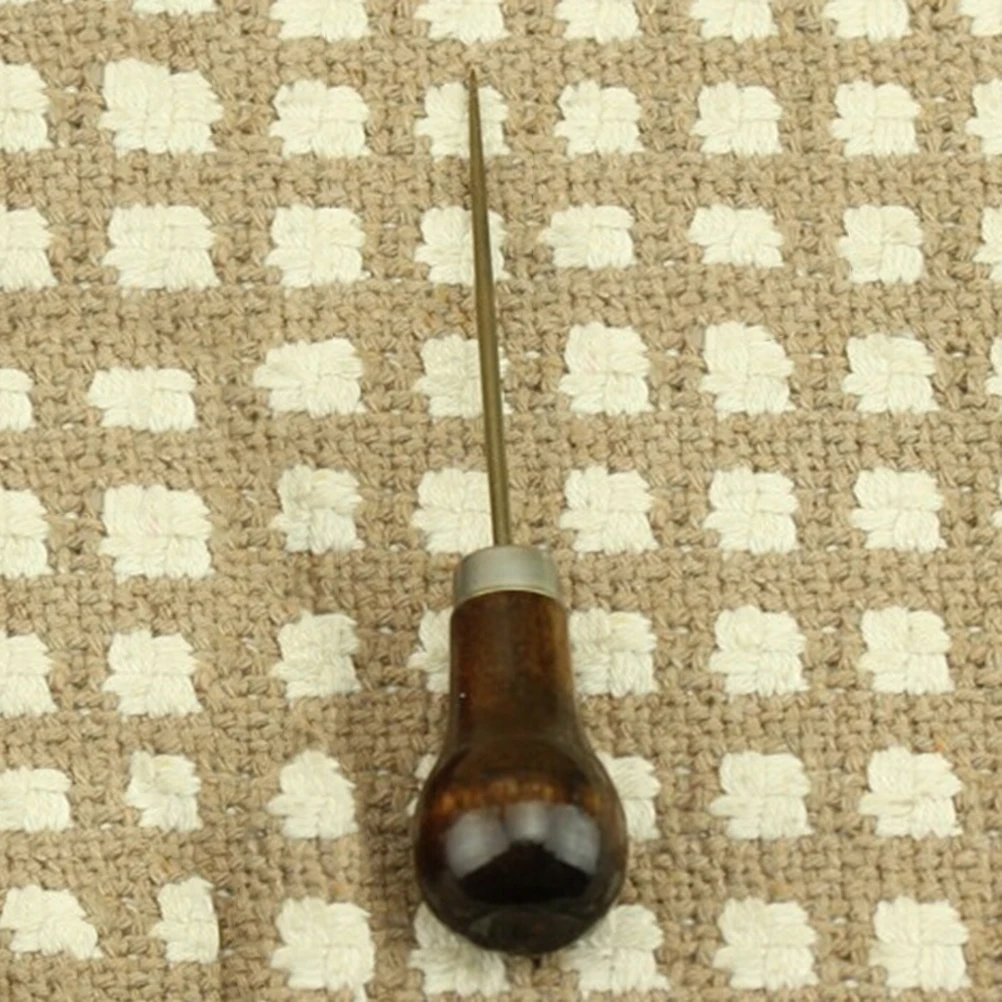 1Pc Professional Leather Wood Handle Awl Tools For Leathercraft Stitching Sewing Accessories
1Pc Professional Leather Wood Handle Awl Tools For Leathercraft Stitching Sewing Accessories