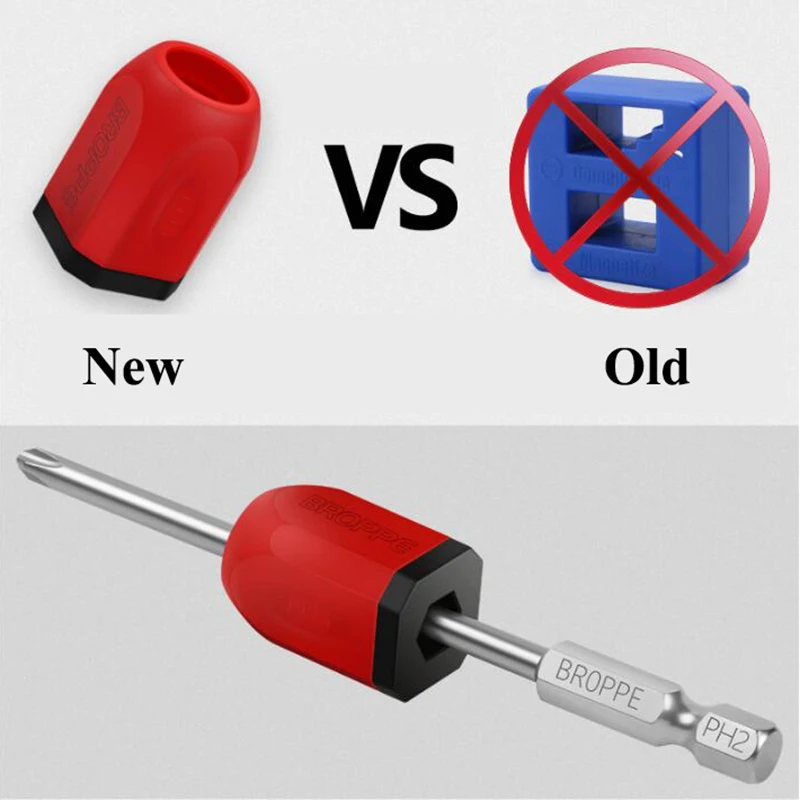 1pc Screwdriver Bit Magnetizer Black Red Screw Driver Magnetic Tool Magnetizer Sleeve Hand Tool
1pc Screwdriver Bit Magnetizer Black Red Screw Driver Magnetic Tool Magnetizer Sleeve Hand Tool