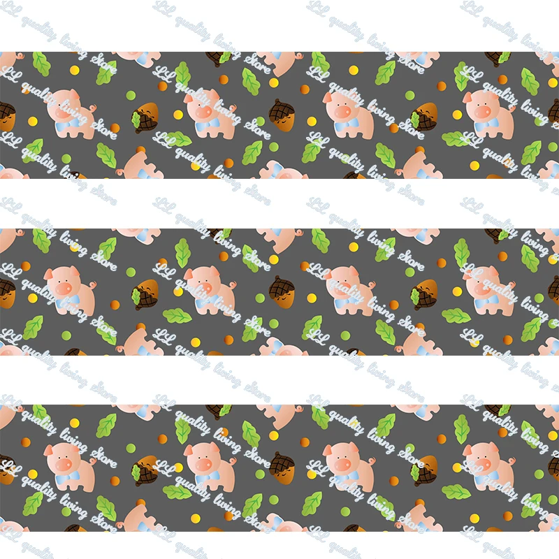 16-75mm Cartoon Pig&Nuts Printed Grosgrain Ribbon/16mm Printed Elastic Foe Ribbons DIY Hair Bows Sewing Webbing 50 Yards 
16-75mm Cartoon Pig&Nuts Printed Grosgrain Ribbon/16mm Printed Elastic Foe Ribbons DIY Hair Bows Sewing Webbing 50 Yards
