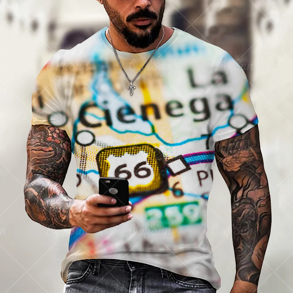 Summer Personality 3D Printing Men T-shirt Pattern Street Handsome Round Neck Short-sleeved Men's Casual T-shirt Oversized Top
Summer Personality 3D Printing Men T-shirt Pattern Street Handsome Round Neck Short-sleeved Men's Casual T-shirt Oversized Top