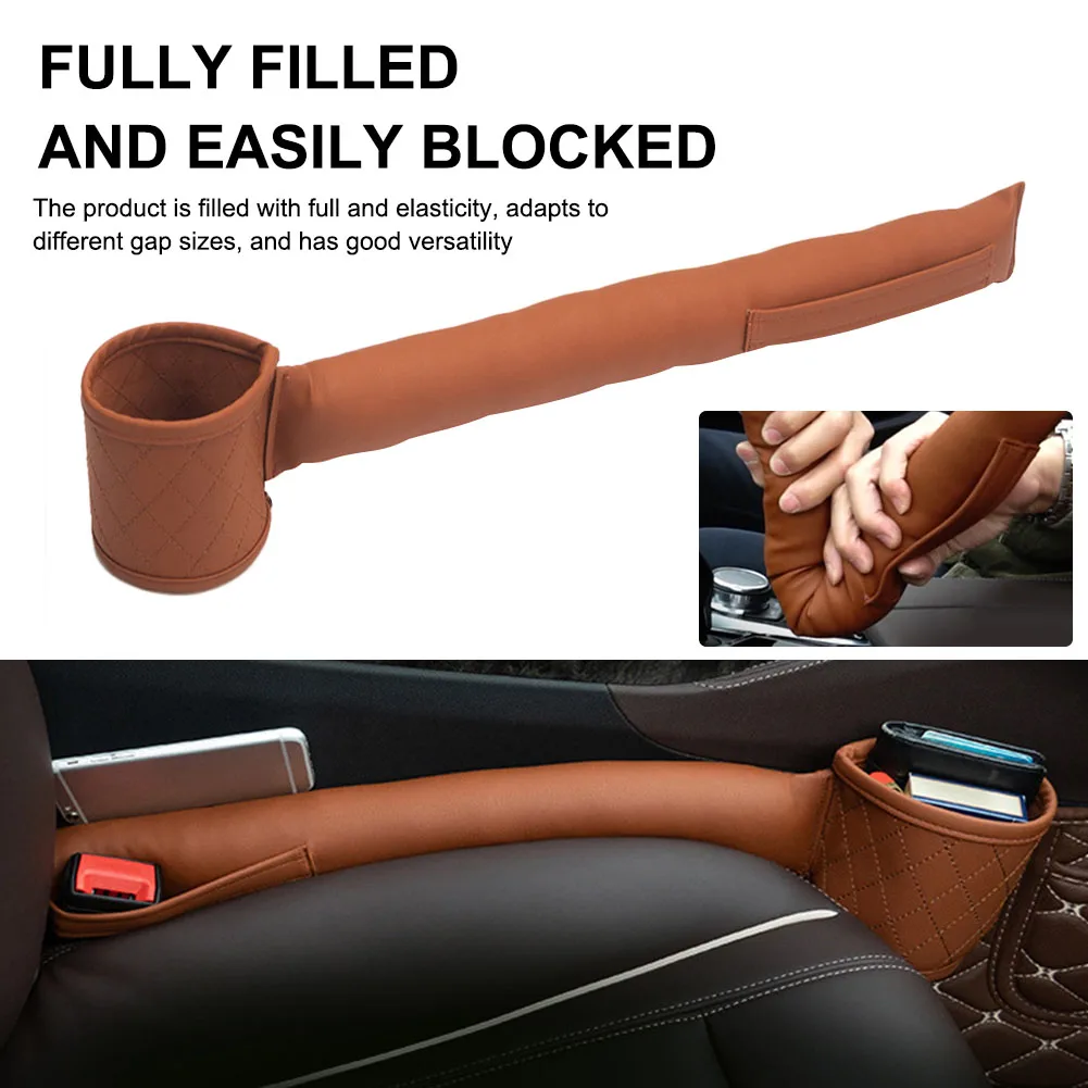 Universal Car Seat Gap Filler Pad Waterproof PU Leather Seat Crevice Organizer Stop Pad Cup Holder Trash Can Car Seat Organizer
Universal Car Seat Gap Filler Pad Waterproof PU Leather Seat Crevice Organizer Stop Pad Cup Holder Trash Can Car Seat Organizer