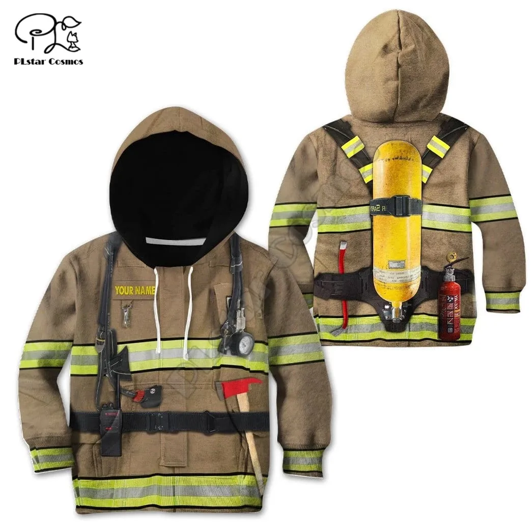 Firefighter Customize your name 3d printed Hoodies kids Pullover Sweatshirt jacket t shirts Halloween Cosplay boy girl DIY
Firefighter Customize your name 3d printed Hoodies kids Pullover Sweatshirt jacket t shirts Halloween Cosplay boy girl DIY