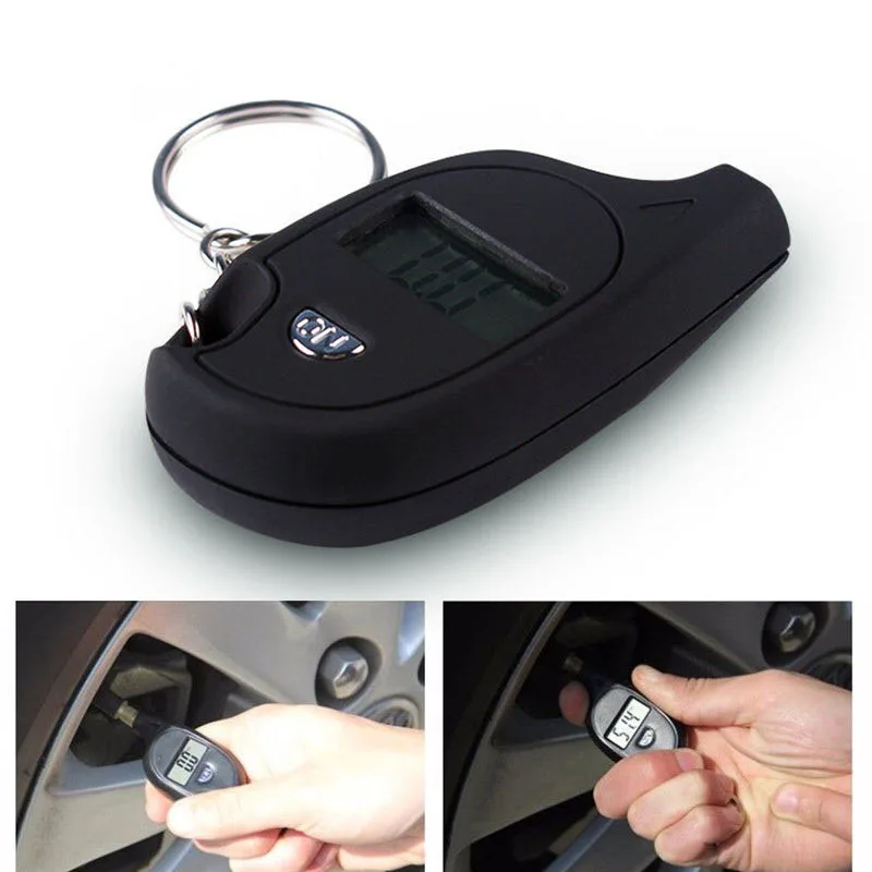 1PCS Key Ring LCD Digital Display Mini Car Tire Tyre Air Pressure Gauge Tester Tool 1-150 PSI ABS Black Tire Pressure Gauge
1PCS Key Ring LCD Digital Display Mini Car Tire Tyre Air Pressure Gauge Tester Tool 1-150 PSI ABS Black Tire Pressure Gauge