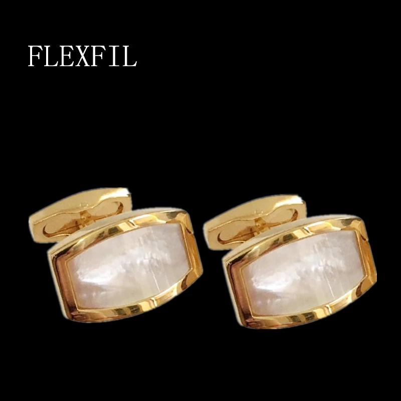

FLEXFIL shirt cufflink for mens designer Cuff link Button male Fashion High Quality fashion Luxury Wedding free shipping