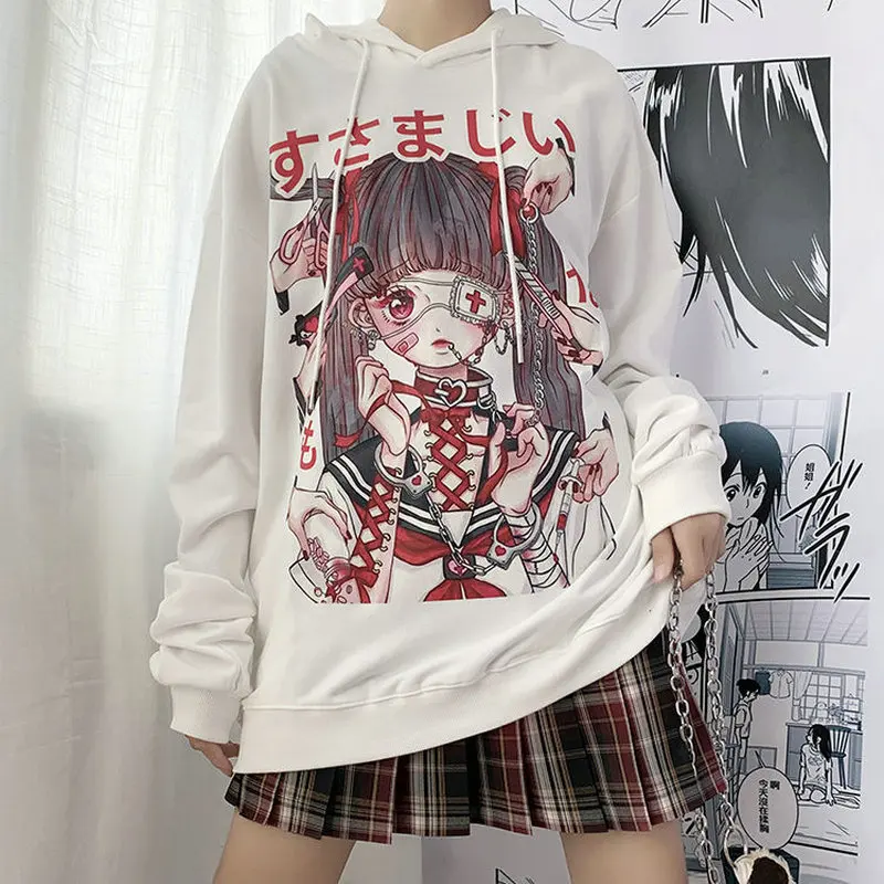 Thin Spring Autumn 2021 Fashion Printing Hooded Sweatshirts Harajuku Casual Streetwear Women's Hoodie Plus Size Clothing
Thin Spring Autumn 2021 Fashion Printing Hooded Sweatshirts Harajuku Casual Streetwear Women's Hoodie Plus Size Clothing