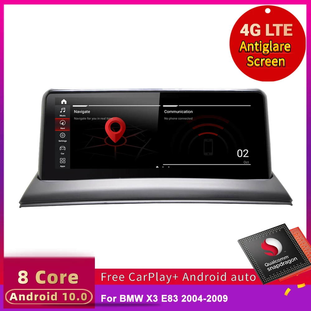 Антибликовый Android 10 0 4 + 64G 8 ядерный Автомобильный мультимедийный плеер dvd Авто