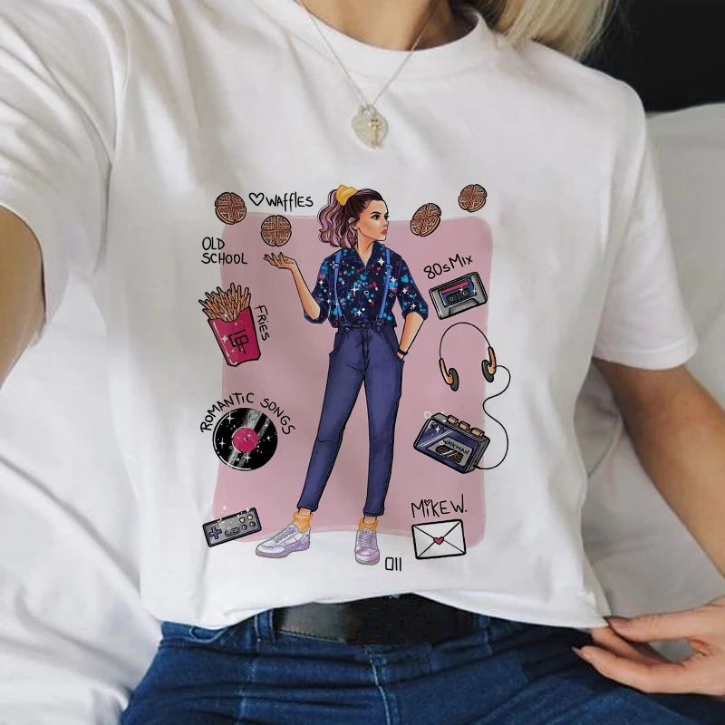 Women's T-Shirts Stranger Things t Shirt Funny Movie Shirt Upside Down Eleven Tshirt Fashion White T-Shirt 2021 Summer Aesthetic
Women's T-Shirts Stranger Things t Shirt Funny Movie Shirt Upside Down Eleven Tshirt Fashion White T-Shirt 2021 Summer Aesthetic