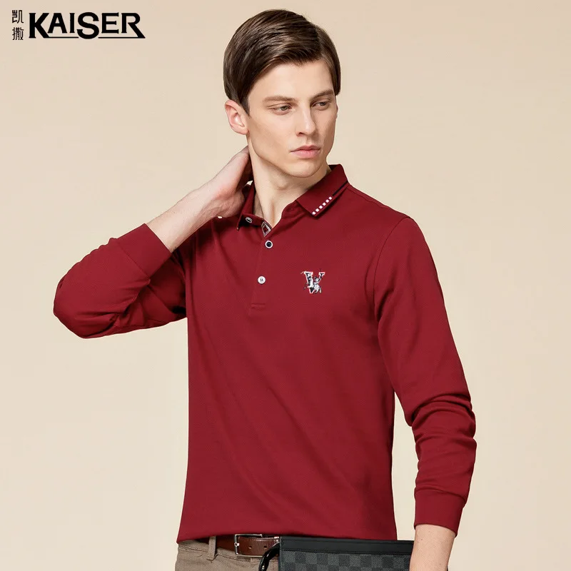 Caesars Men's 2021 Autumn and Winter New Business Casual Men's Polo Shirt Lapel T-shirt Fashion All-match Long-sleeved Men tenis
Caesars Men's 2021 Autumn and Winter New Business Casual Men's Polo Shirt Lapel T-shirt Fashion All-match Long-sleeved Men tenis