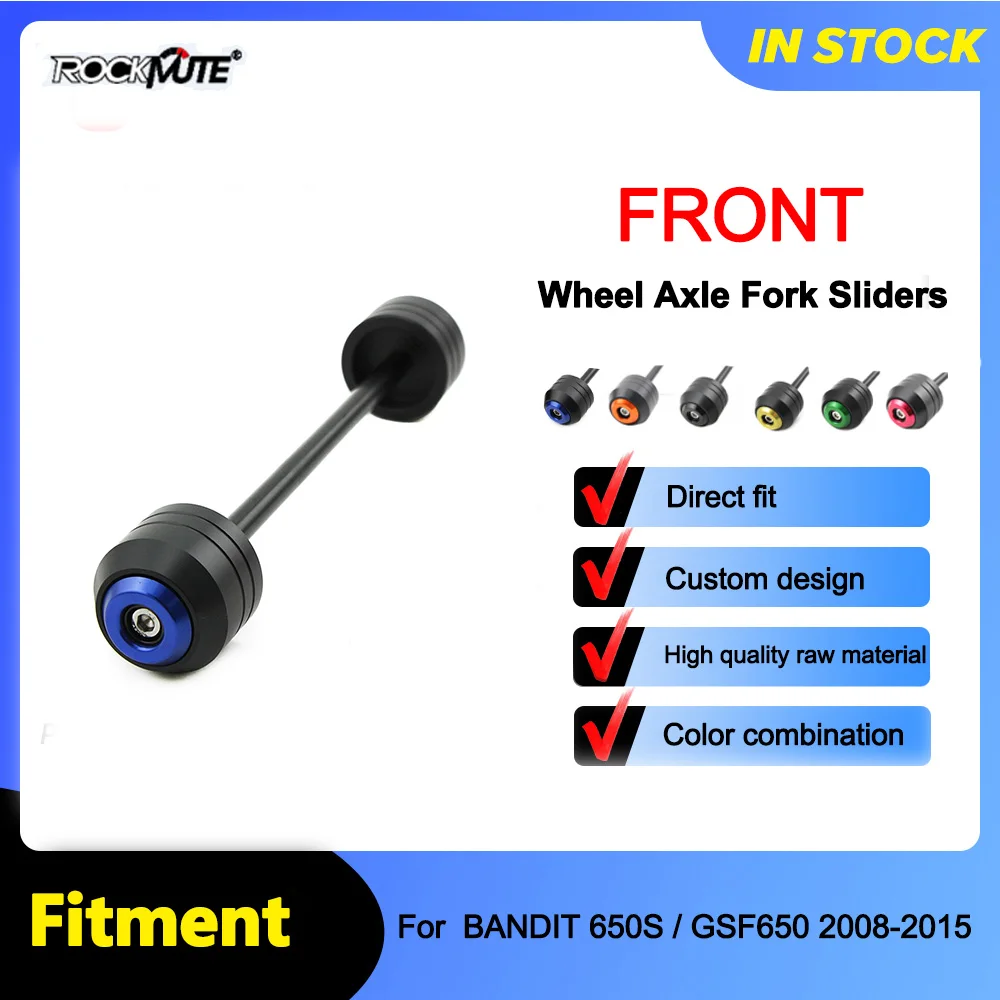 Motorcycle Front Axle Sliders For SUZUKI BANDIT 650S / GSF650 2008-2015 Wheel Protector Falling Protector
Motorcycle Front Axle Sliders For SUZUKI BANDIT 650S / GSF650 2008-2015 Wheel Protector Falling Protector