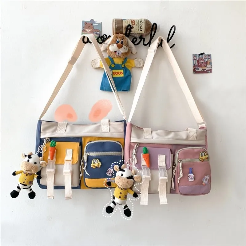 Kawaii Schoolbag Women's Bag Messenger Bag Cute Student School Bags For Teenager Girls Student Handbags Shoulder Bag satchel New
Kawaii Schoolbag Women's Bag Messenger Bag Cute Student School Bags For Teenager Girls Student Handbags Shoulder Bag satchel New