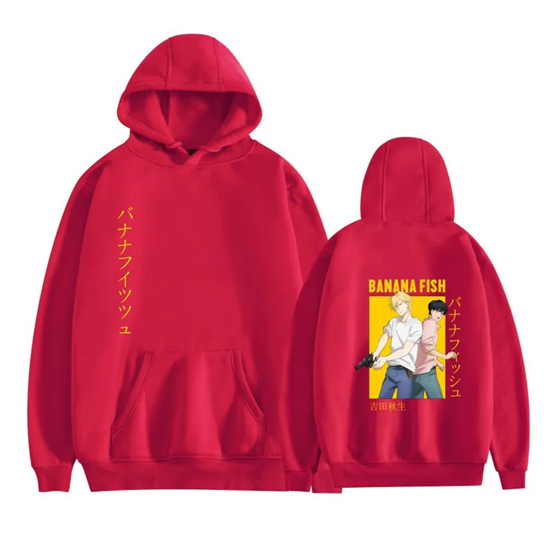 New Banana Fish Anime Hoodie Men/Women Popular Fashion Harajuku Banana Fish Hoodies Sweatshirt Pullover Streetwear Clothes
New Banana Fish Anime Hoodie Men/Women Popular Fashion Harajuku Banana Fish Hoodies Sweatshirt Pullover Streetwear Clothes