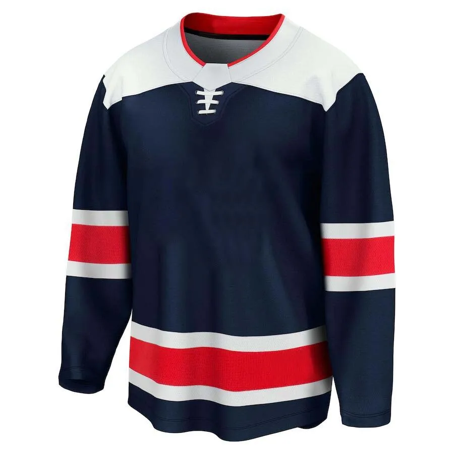 

Men American Hockey Jerseys Sports Fans Wear Washington Jersey OVECHKIN BACKSTROM WILSON HOLTBY OSHIE KUZNETSON Shirt