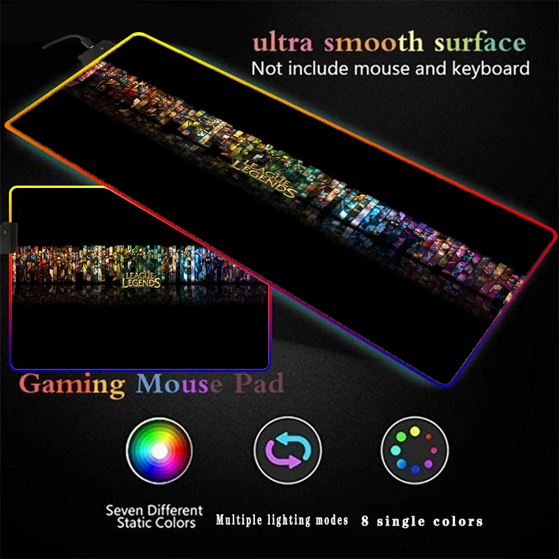 Hero Gaming Mouse Pad RGB Big Mouse Pad LED Glowing Computer Mouse Pad Gamer Table Pad 90X4030X80 Keyboard Notebook Computer Pad
Hero Gaming Mouse Pad RGB Big Mouse Pad LED Glowing Computer Mouse Pad Gamer Table Pad 90X4030X80 Keyboard Notebook Computer Pad