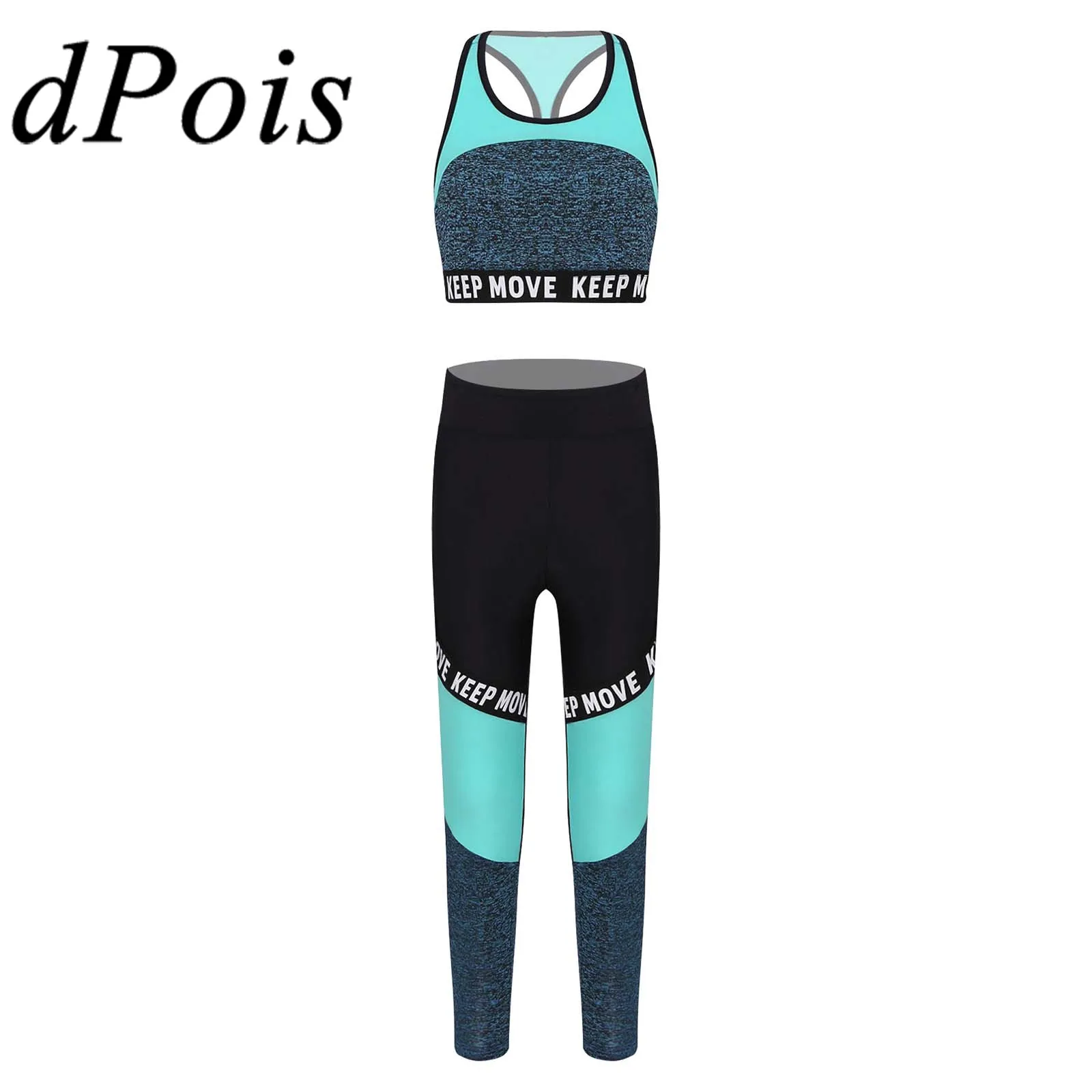 Yoga Set Kids Girls Patchwork Tracksuits Dancewear Sleeveless Crop Top + Pants Ballet Gymnastics Outfits for Workout Gym Suit
Yoga Set Kids Girls Patchwork Tracksuits Dancewear Sleeveless Crop Top + Pants Ballet Gymnastics Outfits for Workout Gym Suit