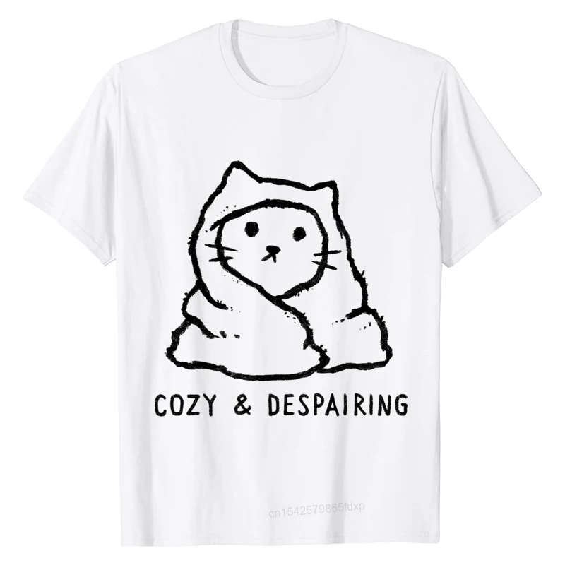 Cozy And Despairing Men's T-Shirt For Unisex Goth Cute T-Shirt Short-Sleeve Streetwear Newest T Shirt New Arrival
Cozy And Despairing Men's T-Shirt For Unisex Goth Cute T-Shirt Short-Sleeve Streetwear Newest T Shirt New Arrival
