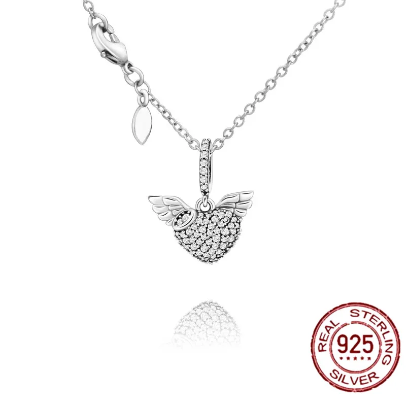 Ожерелье из серебра 925 пробы с паве сердца и крыльев Ангела, ожерелье для стрельбы, Женские Ювелирные изделия, роскошный сверкающий подарок ...
Ожерелье из серебра 925 пробы с паве сердца и крыльев Ангела, ожерелье для стрельбы, Женские Ювелирные изделия, роскошный сверкающий подарок ...