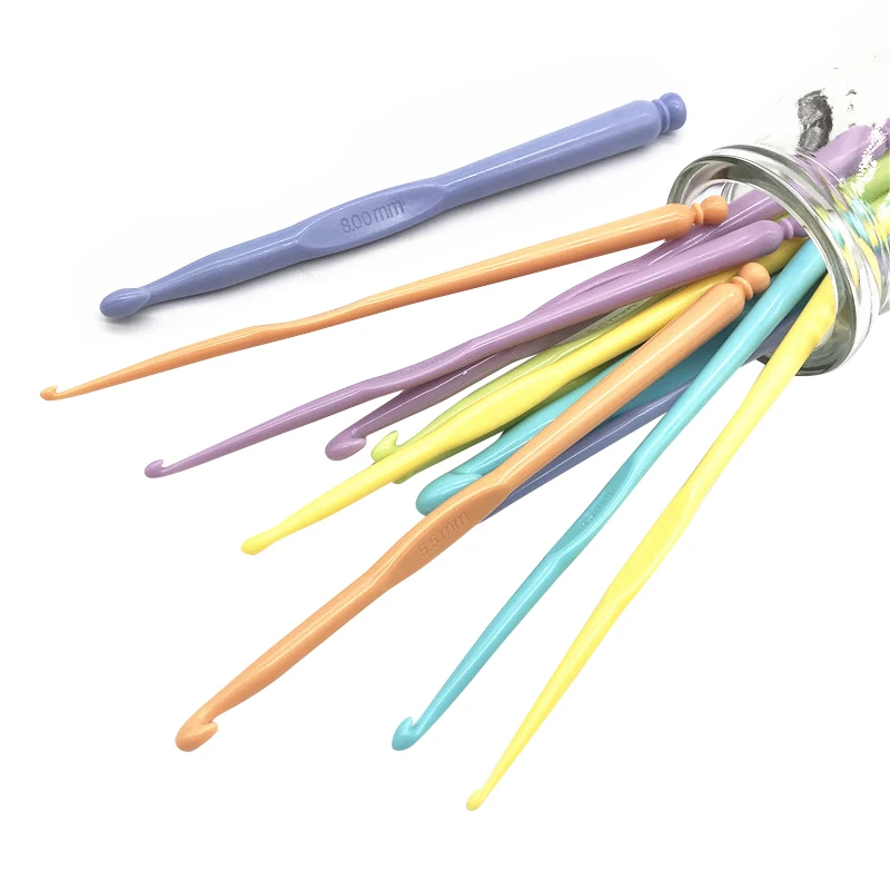 12pcs 2-10mm Plastic Crochet Hooks Kit Knitting Needles WeavingTools Set JW
12pcs 2-10mm Plastic Crochet Hooks Kit Knitting Needles WeavingTools Set JW