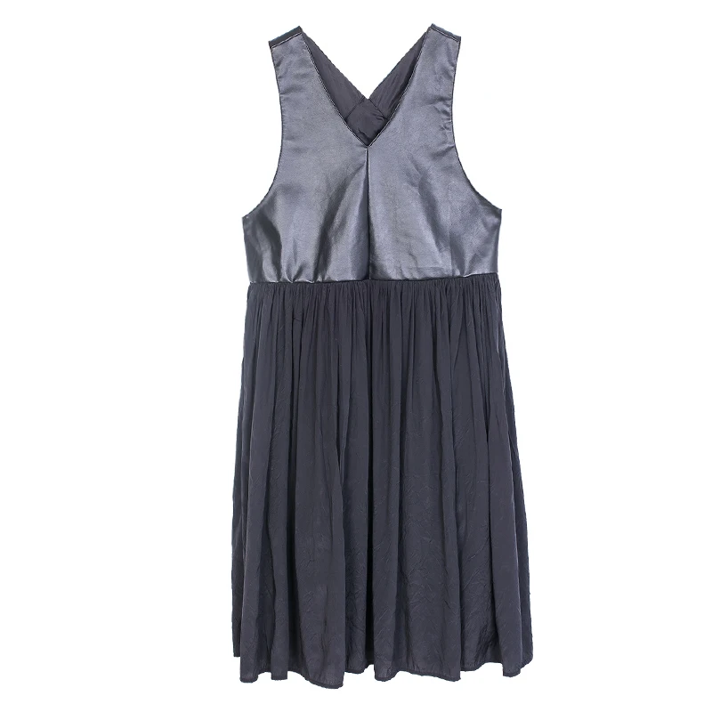 XITAO Sleeveless Dress Fashion New Women Elegant Pleated Patchwork 2020 Autumn Pleated Minority Elegant Loose Dress ZP3346
XITAO Sleeveless Dress Fashion New Women Elegant Pleated Patchwork 2020 Autumn Pleated Minority Elegant Loose Dress ZP3346